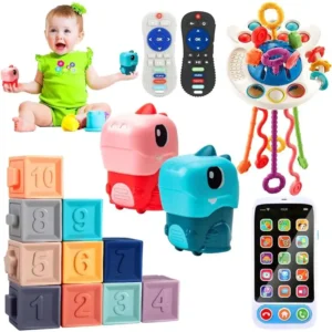 Montessori Baby Toys for 6-36 Months Sensory Shapes Simulation