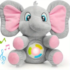 JOYFY Kids Musical Elephant Plush Baby Toy