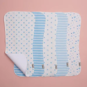 5-Pack Baby Burp Cloths Set