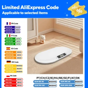 Digital Baby Scale – 44lb Capacity