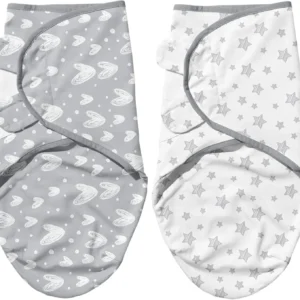 Organic Cotton Baby Swaddles for Newborns 0-3 Months