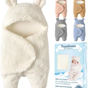 Cute Bear Plush Baby Swaddle Blanket