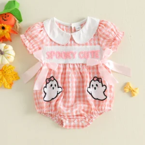 Baby Short Sleeve Jumpsuit for Halloween