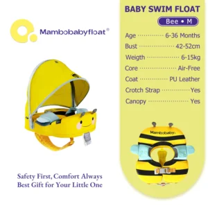 Mambobaby  Baby Swim Ring Pool Float