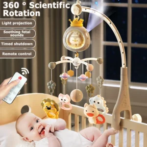 ​Baby Crib Mobile with Projector and Night Light
