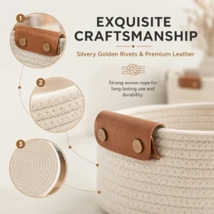 Beautiful Storage Basket Set Of 5 - Thumbnail Image 6