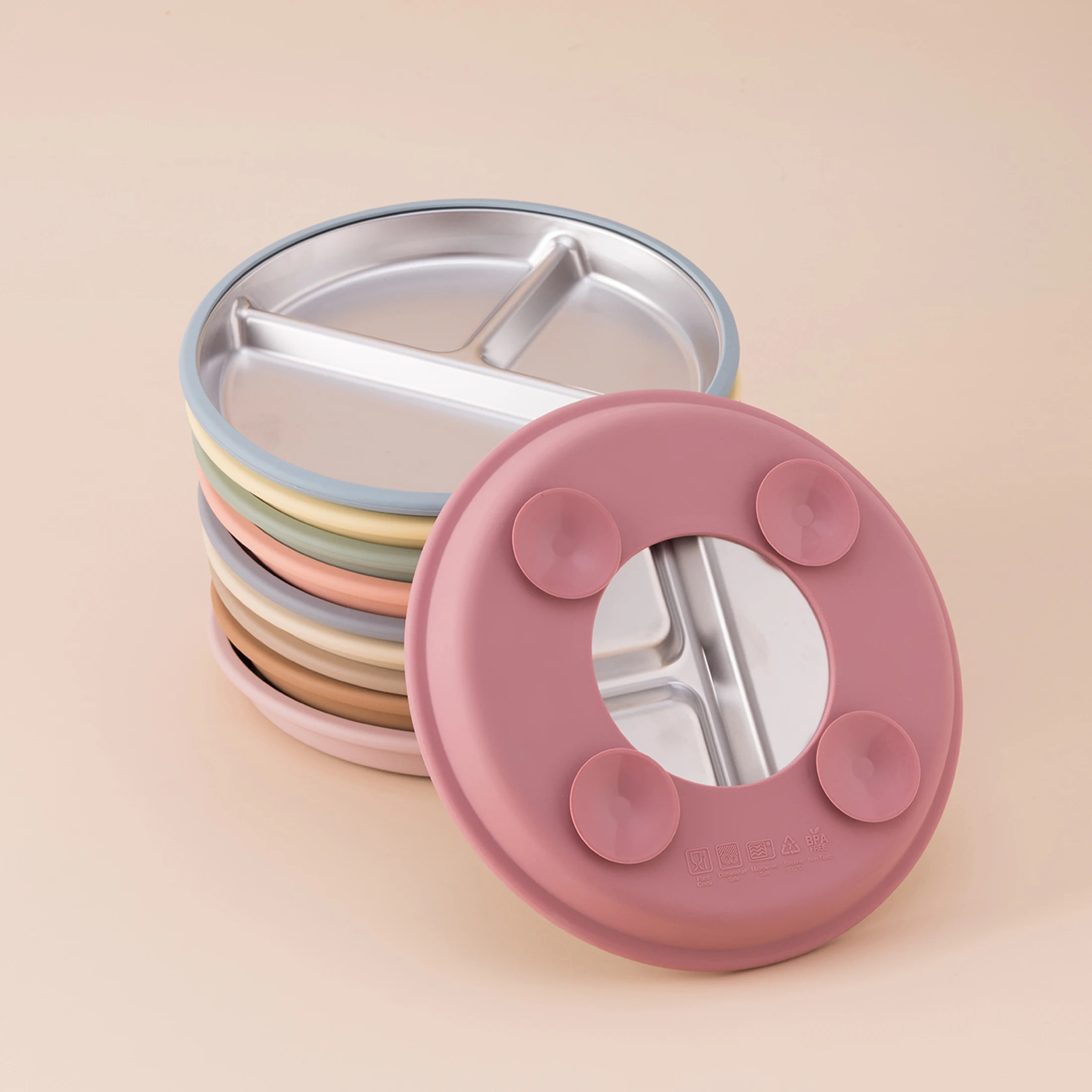 Childs 1PCS Stainless Steel Plate - Image 1