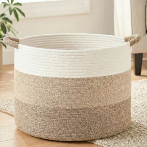 Decorative Cotton Rope Basket