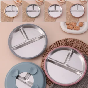 Childs 1PCS Stainless Steel Plate - Thumbnail Image 3