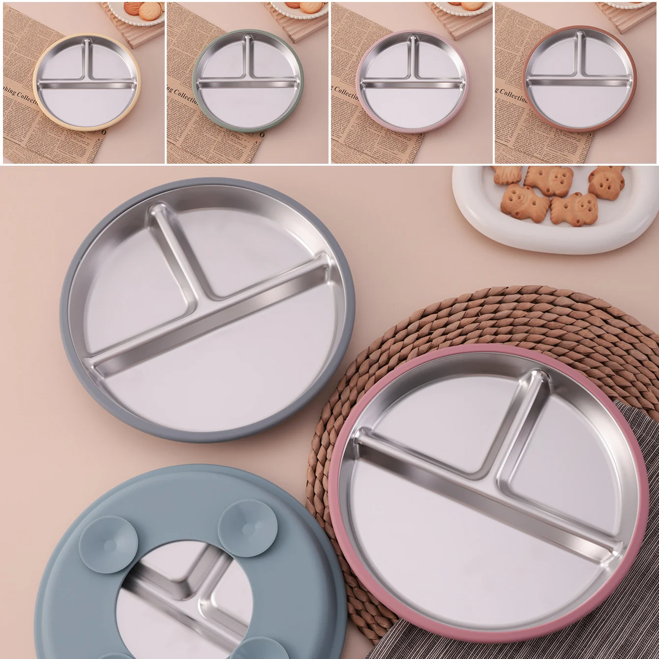 Childs 1PCS Stainless Steel Plate - Image 3