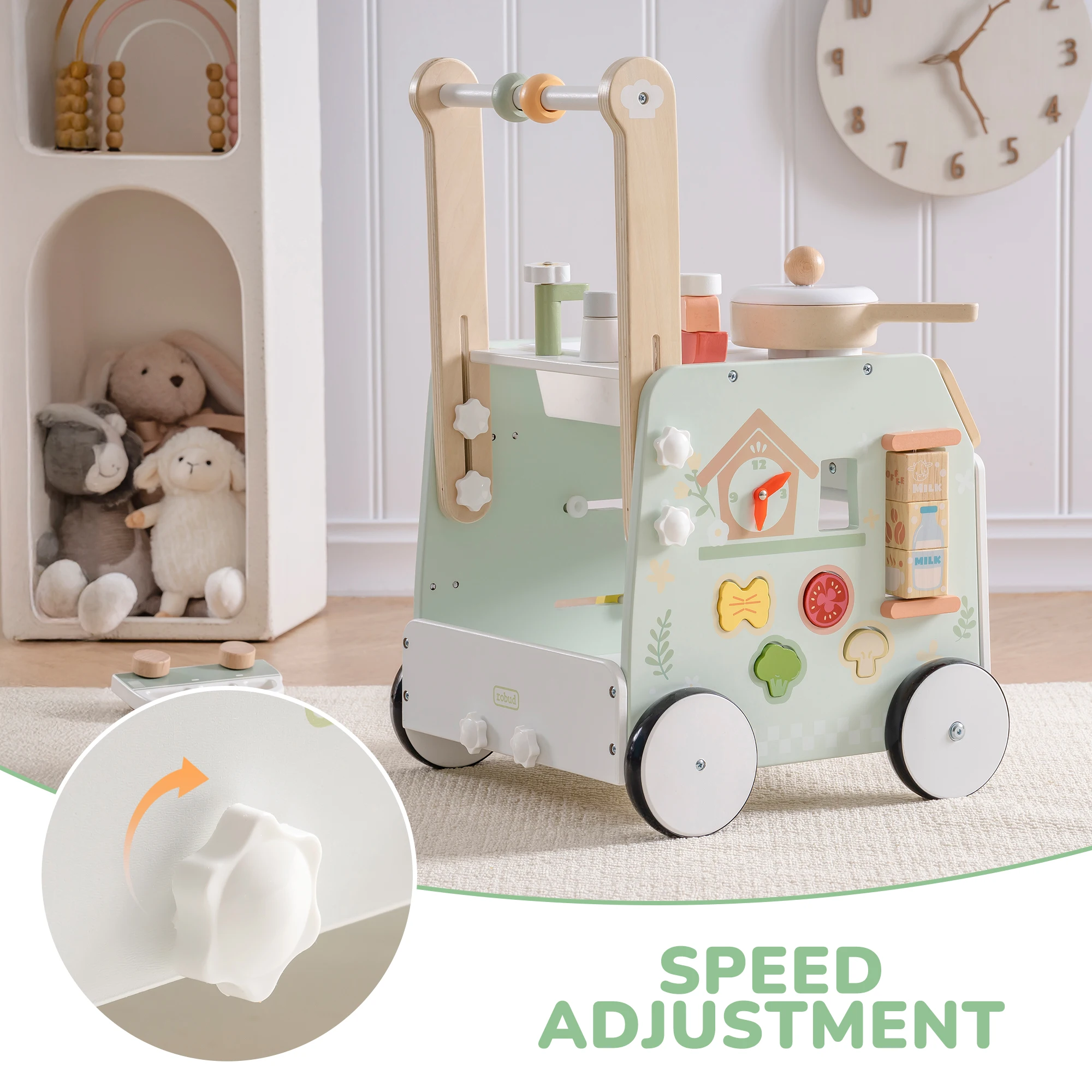 Wooden Baby Push Walker - Image 6