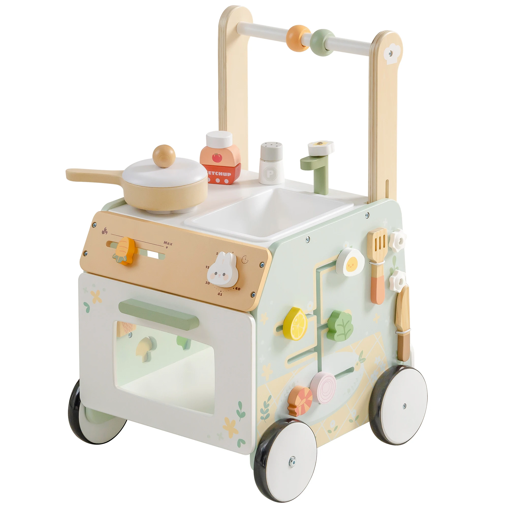 Wooden Baby Push Walker - Image 1