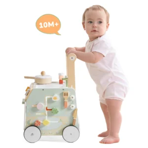 Wooden Baby Push Walker - Thumbnail Image 2