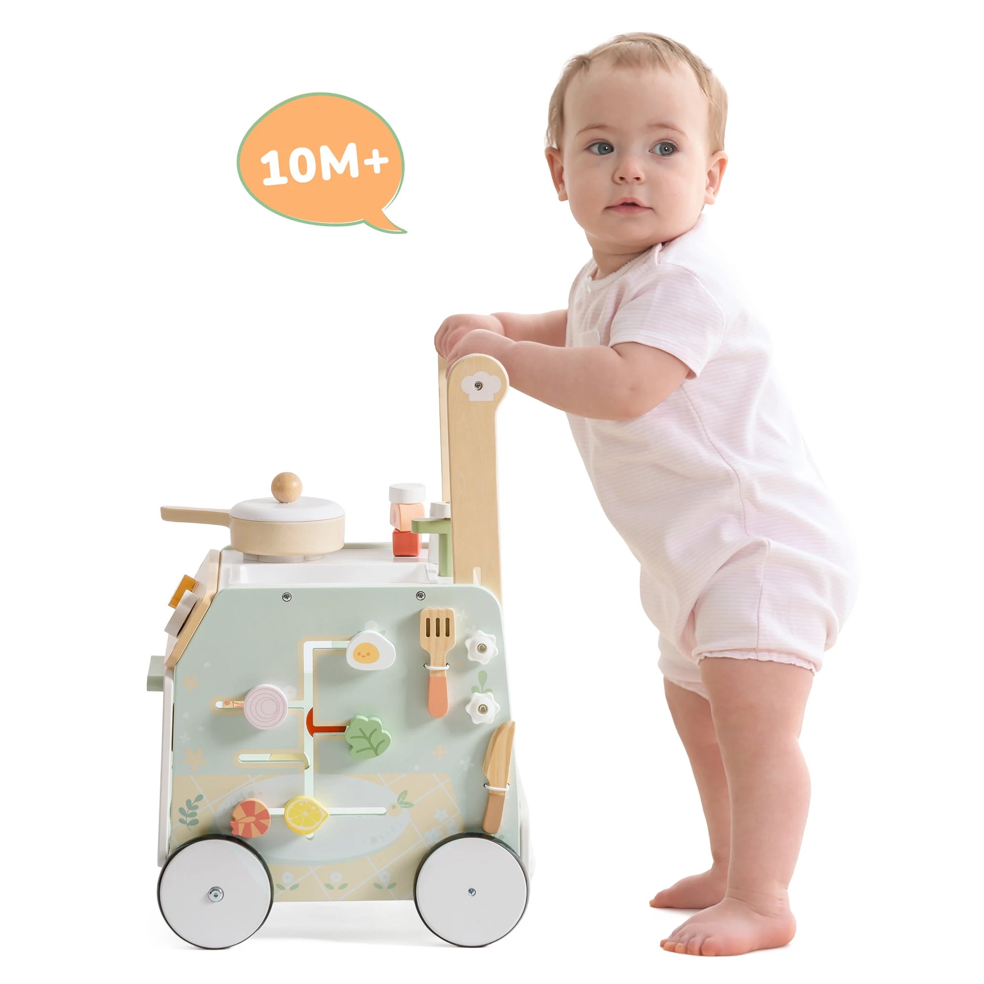 Wooden Baby Push Walker - Image 2