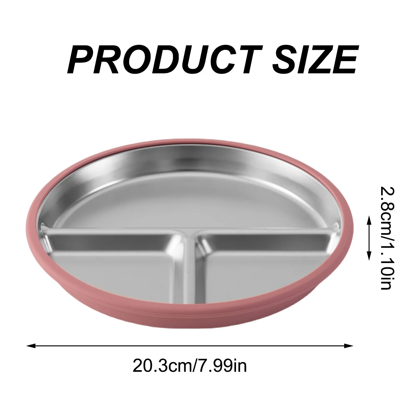 Childs 1PCS Stainless Steel Plate - Image 4